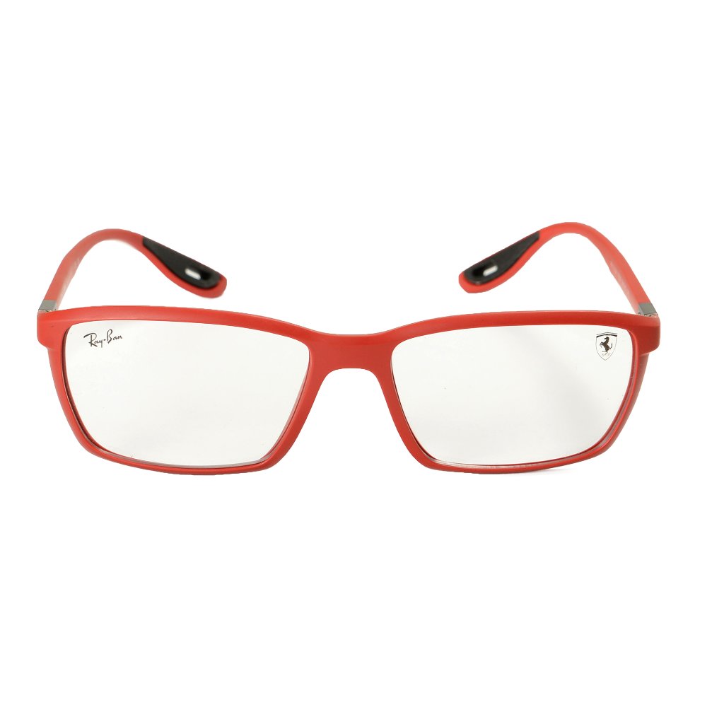 Ray-Ban X Scuderia Ferrari Rx7213m F628 54 Matte Red Optical Frame Eyeglasses